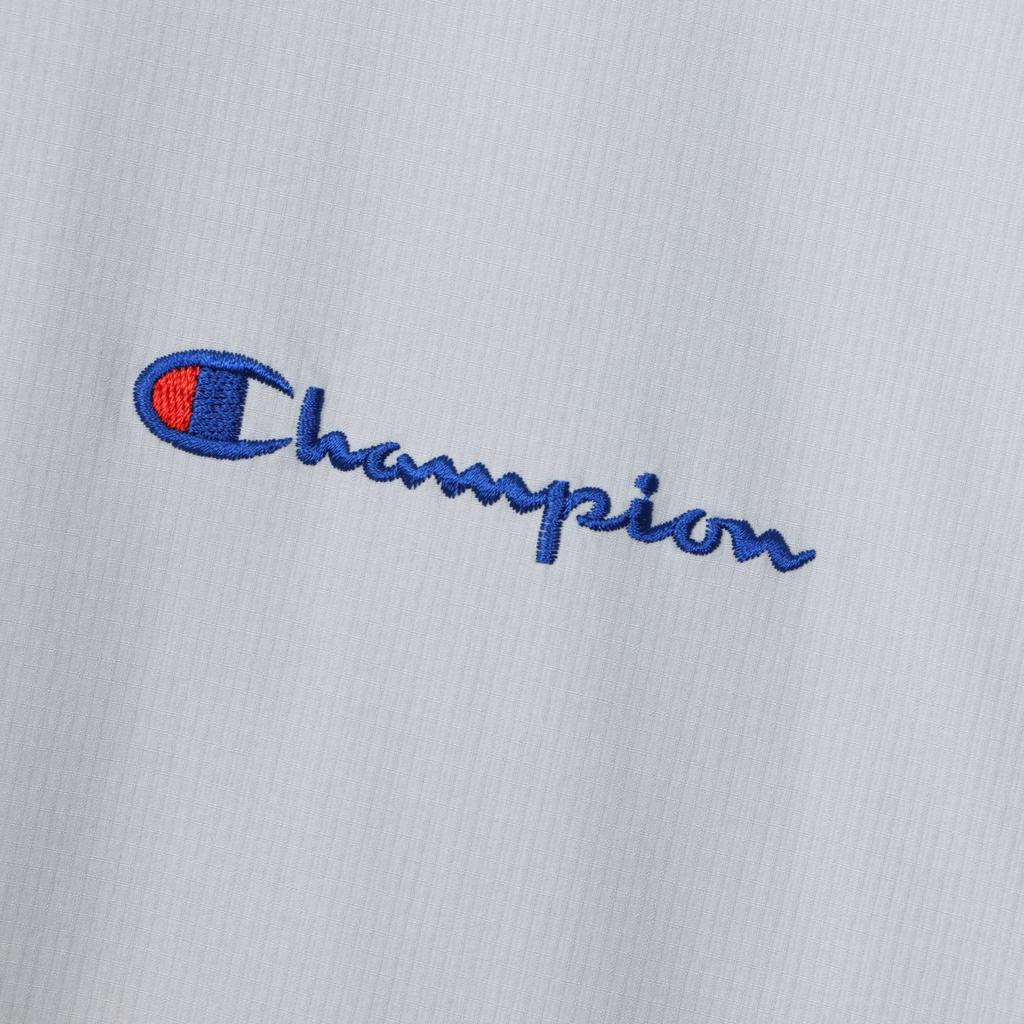 Champion Long Sleeve Stretch Jacket with Script Light Size and Windproof Design Men's Logo, Gray, M, C3-YG605, Warm, Water-Repellent,