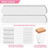 60 Pieces Sublimation Blanks Products, Modacraft Sublimation Blank Earrings with Earring Hooks Jump Rings Ear Plugs Holder Cards Bags for Jewelry DIY