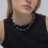 SN.229 Black Onyx Pearl Necklace