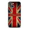 England UK Flags Phone Case For iPhone 17 16 15 Pro Max 11 12 13 14 7 8 Plus SE 2020 X XR XS Cover Soft Black
