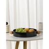 Creative Fruit Plate Handler Candy Plate Desktop Fruit Plate Coffee Table Living Room Snacks Large Wooden Ball Storage