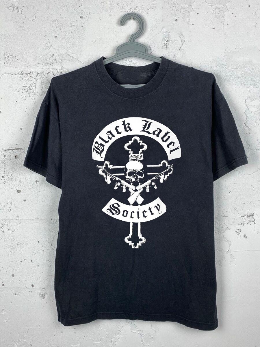 Black Label Society Mafia Band Logo Classic T Shirt Full Size Gift Fan HH503 S