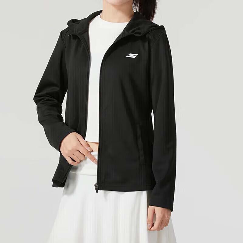 Skechers Women's Autumn Sports Knit Hooded Jacket