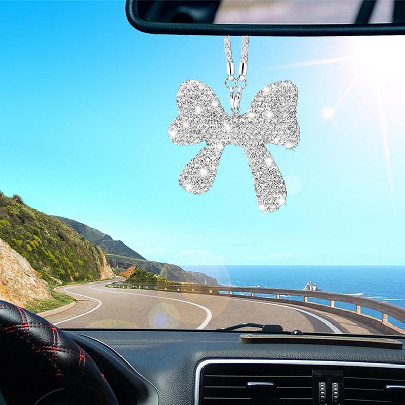 Auto Rückspiegel Anhänger Strasssteine Rückspiegel Anhänger Bling Rückspiegel Zubehör Vielseitiger Rückspiegel