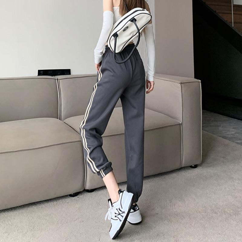 Повседневные брюки-шароварыЖенские спортивные штаны 2024 Весна и осень Новые модные — фото 9