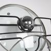 Lid Hanger Holder Kitchen Organizer Metal Black Wall Mount