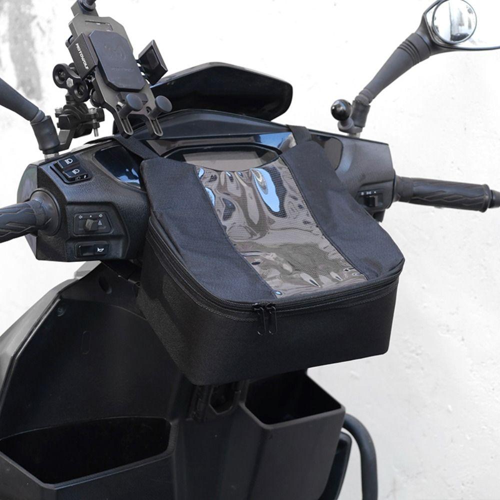 Universal Large Capacity Mountain Bike Bag Waterproof Viewing Window Electric Scooter Bag Storage Bag