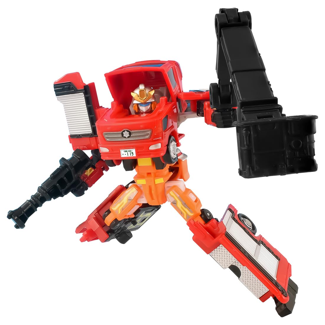 

TAKARA TOMY Tomica Рабочий-строитель TJB02 Fire Braver Многоцелевой пожарный автомобиль с насосом MVF Игрушечная мини-машинка для детей от 3 лет и старше