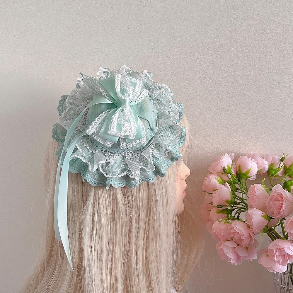 Vintage Top Hat Hair Clip Exquisite Lace Hair Clip Lolita Hair Clip  Lolita Hair Accessories