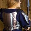 Lady Armor Jacket With Shoulder Plates 18 Gauge Steel Handmade Perfect For Cosplay Female Armor Set Halloween Lady Suit For Women
