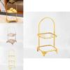 Multilayer Food Tray Organizer With Gold Finish For Home And Gift Use