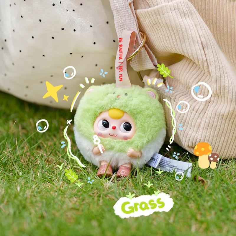 In Stock Baby Three Fantasy Trek Plush Group Monster Comes Series Plush Blind Box Cute Plush Backpack Pendant Birthday Gifts