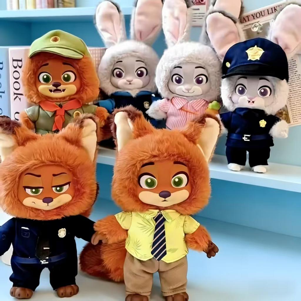 # Zootopia Nick & Judy Growth Journey Series Vinyl Plush Blind Box Lovely Pendant Dolls Christmas Birthday Gift%%