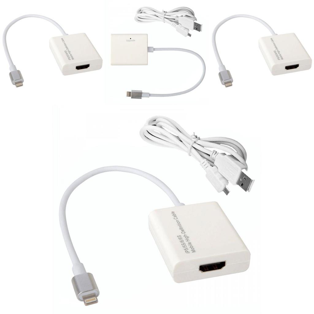 Cavo Adattatore Apple Lightning a HDMI con Nucleo in Rame per Mirroring dello Schermo e Streaming Video HD