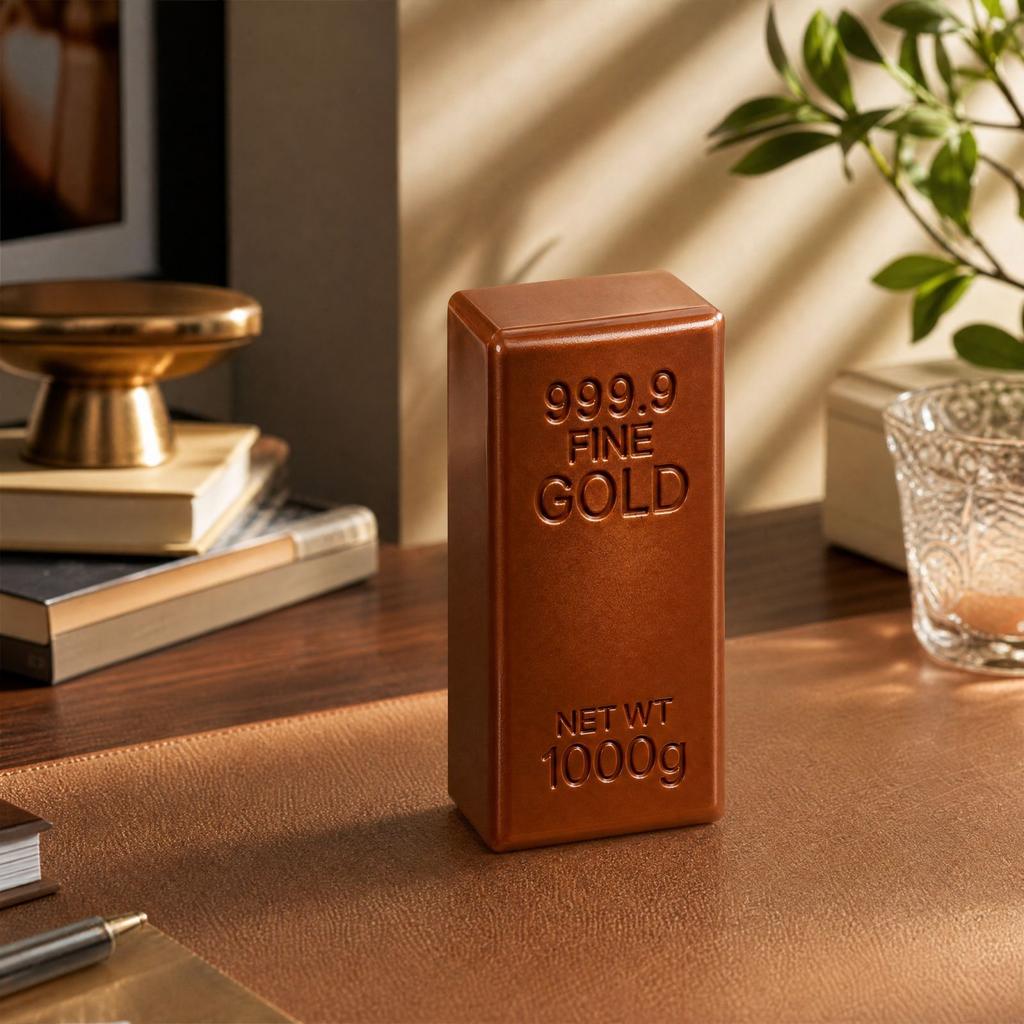 Gold Brick Building Block Boxed Toy, Toy