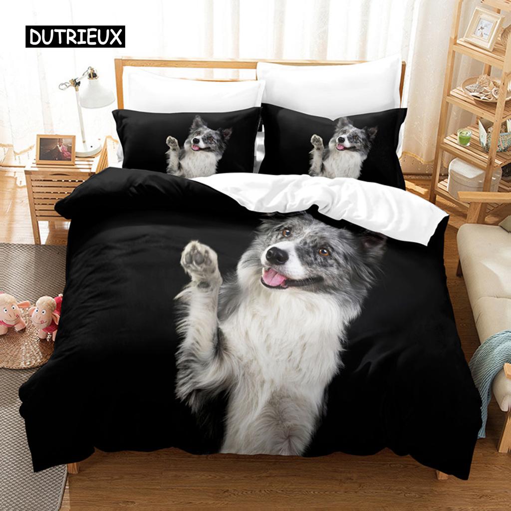 Surfer Dog Bedding Set Duvet Cover Set 3d Bedding Digital Printing Bed Linen Queen Size Bedding Set Fashion Design