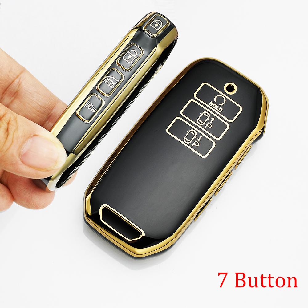 Auto Car Tpu Keyless Shell Key Fob Cover For Kia Sportage , Sorento Mq4, Ev6, Gt-Line K8 V6 , Niro Hybrid Accessories