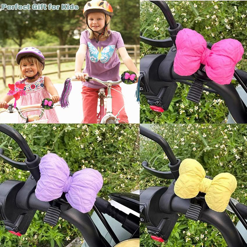 Cute Bowknot Bike Bell For Kids Girls & Boys, Children's MTB Bell Bicycle Horn Handlebar Safety Bell Bike Scooter Accessories