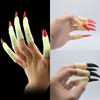 10Pcs/Set Scary Halloween Fake Fingers Luminous Ghost Claw Prop  Costume Party