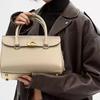 Coach Broome 26 Casual Solid Color Brand Logo Push Lock Multifunctional Pocket Protection Foot Leather Briefcase Handbag Medium CP119-B4IY
