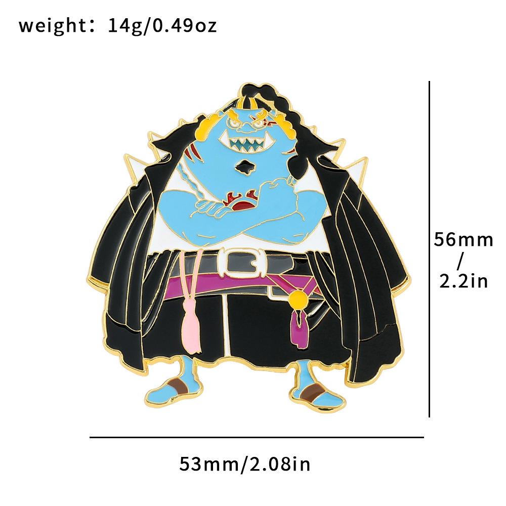 191 Spot ONE PIECE Brooch Riman Metal Badge Luffy Pirates One Piece Pin Accessories