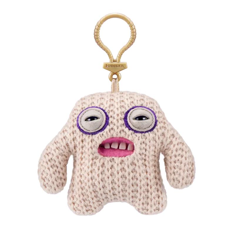 Fuggler Keychain Series 5 Funny Fugg Ugly Monster Plush Toys Cartoon Backpack Pendant Dolls Stuffed Peluche Gifts 10-11CM