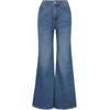 VEROMODA Women's Vintage Washed Flare Jeans