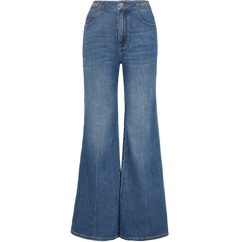 

VEROMODA Women s Vintage Washed Flare Jeans S