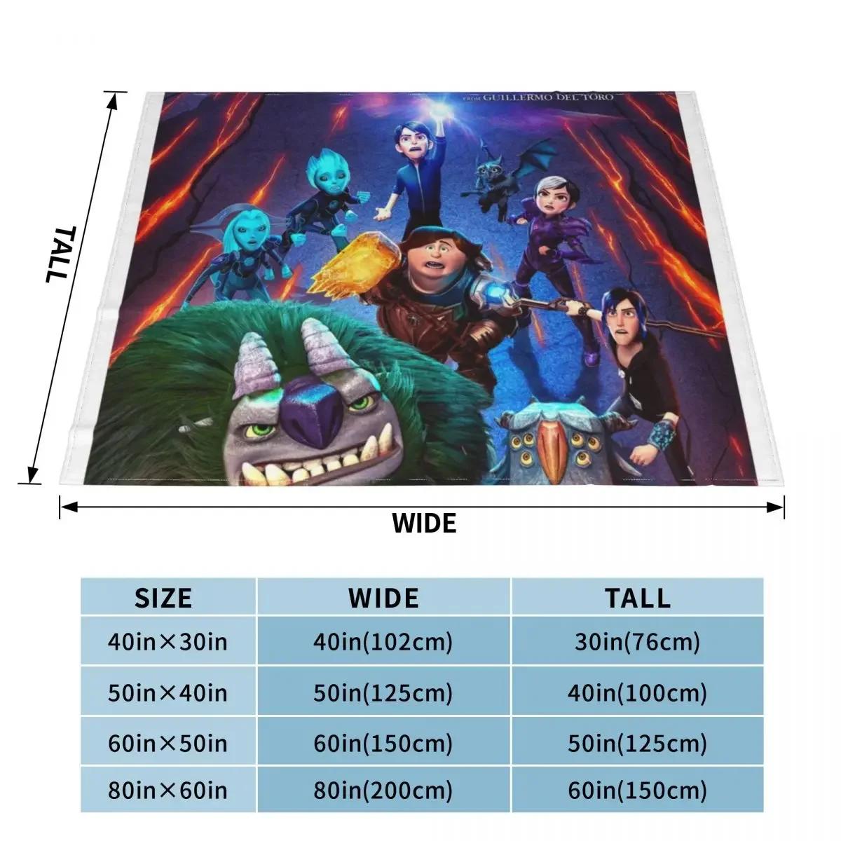 Trollhunters Throw Blanket Weighted warm for winter valentine gift ideas Soft Blankets 100cmx150cm