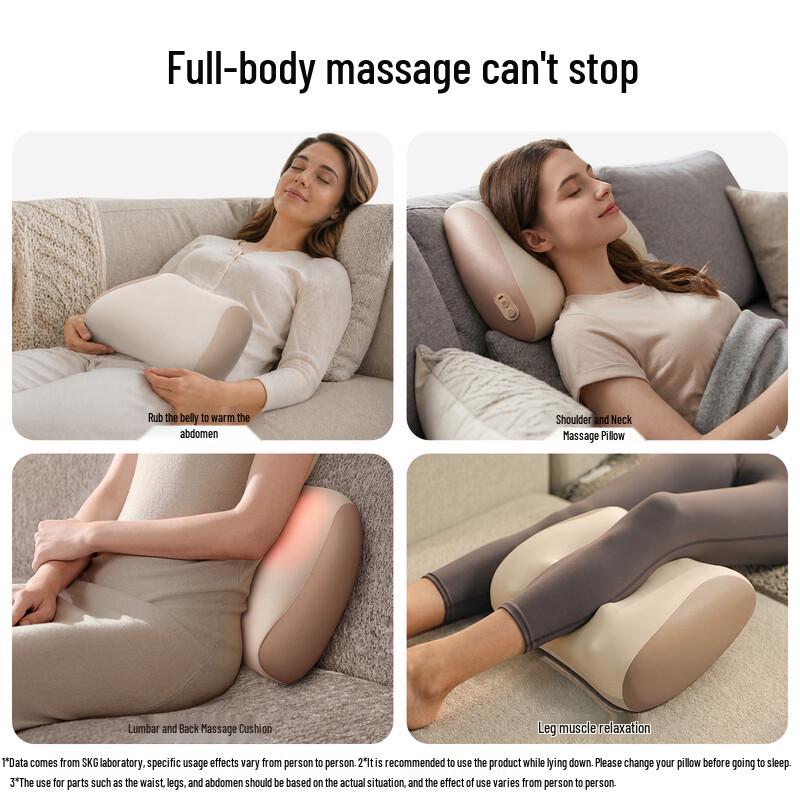 SKG 8500 Red Light Heat Massage Pillow CN Plug (adapter Included)