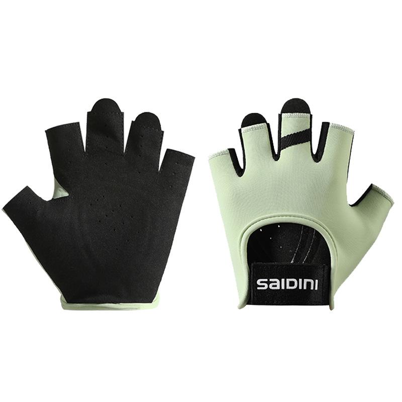 Fitness Gloves for Men and Women Half Finger Thin Yoga Sports Outdoor Cycling Exercise Anti Slip Wear Resistant Half Finger Gloves
