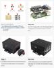 Industrial-Grade Metal Raspberry Pi 5 Case for Official Heat Sink, PCIe, PoE, and Modules