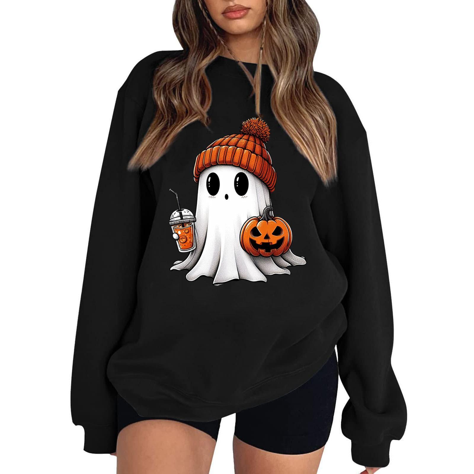 

Женские модные топы, повседневные свободные пуловеры в полоску с круглым вырезом и длинными рукавами S чёрный