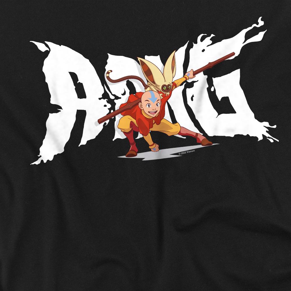 Avatar: The Last Airbender Unisex Adult Aang & Momo T-Shirt