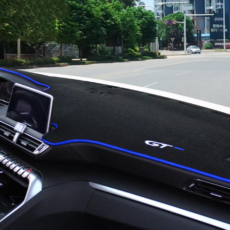 For Peugeot 3008 5008 GT Hybrid 2016 2017 2018      Car Dashboard Sun Shade Cover Non-slip Mat Accessories