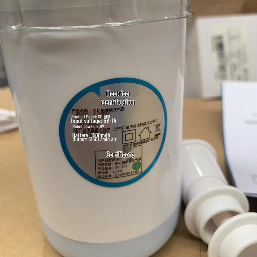 Pompa Manuale Elettrica Portatile a Compressione Sottovuoto per Uso Domestico