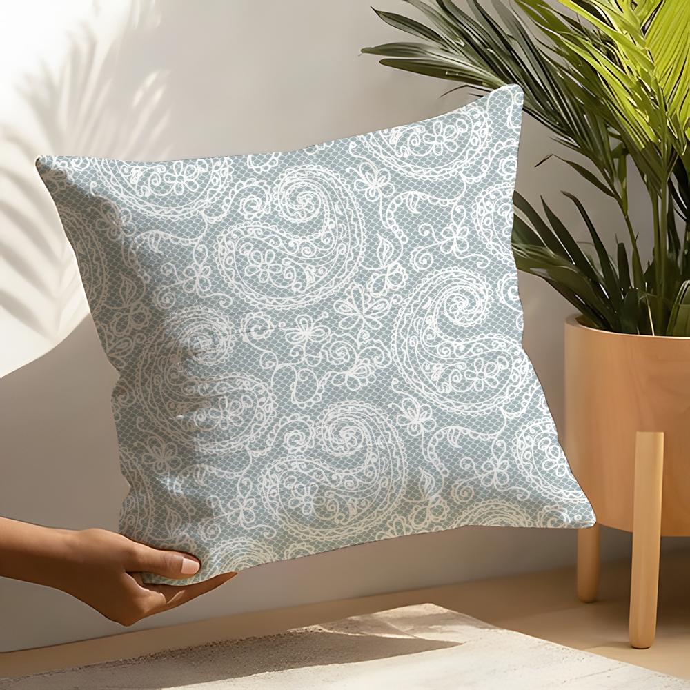 Lace pattern Pillow Case Home Living Room Decoration Linen Pillow Cases Cushion Cover