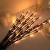 LED String Branch & Holiday Lights - Flashing Room & Vase Decor