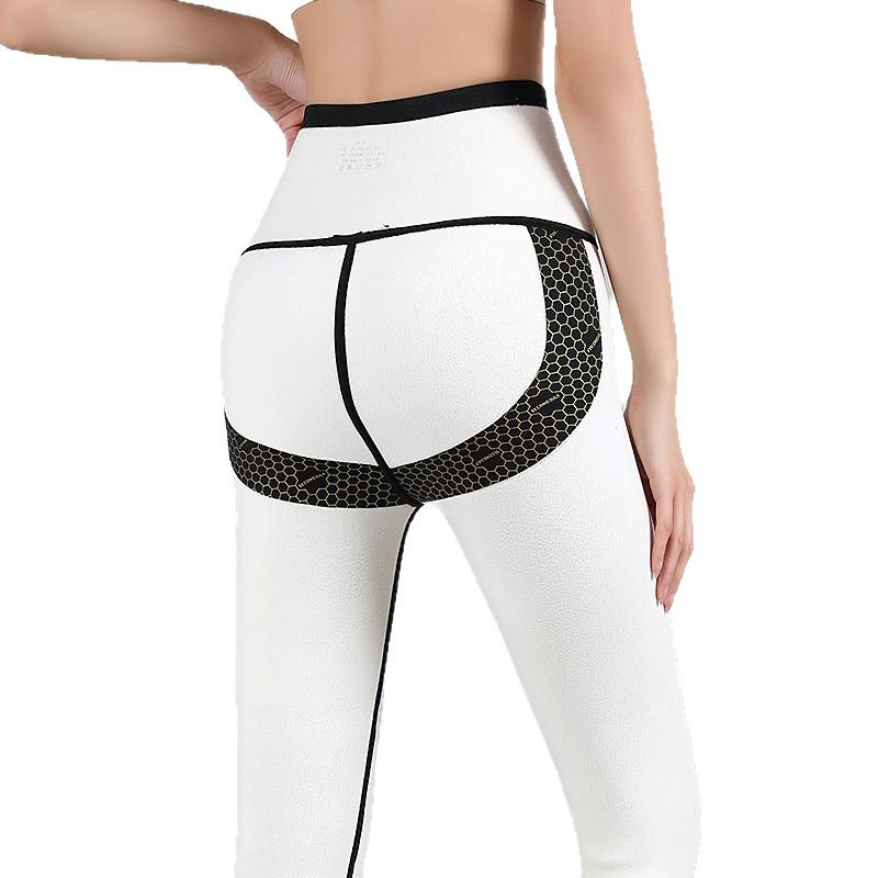 Women's High Waist Velvet-Lined Tummy Control Pants