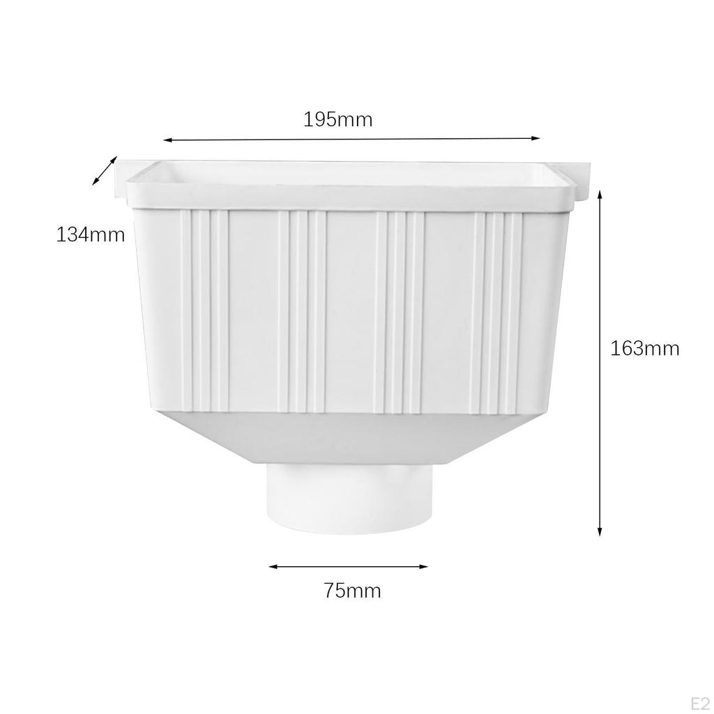 Collection System, Garden Gutter Drain, Collector, Roof Water Diverter for Patio, Rain,