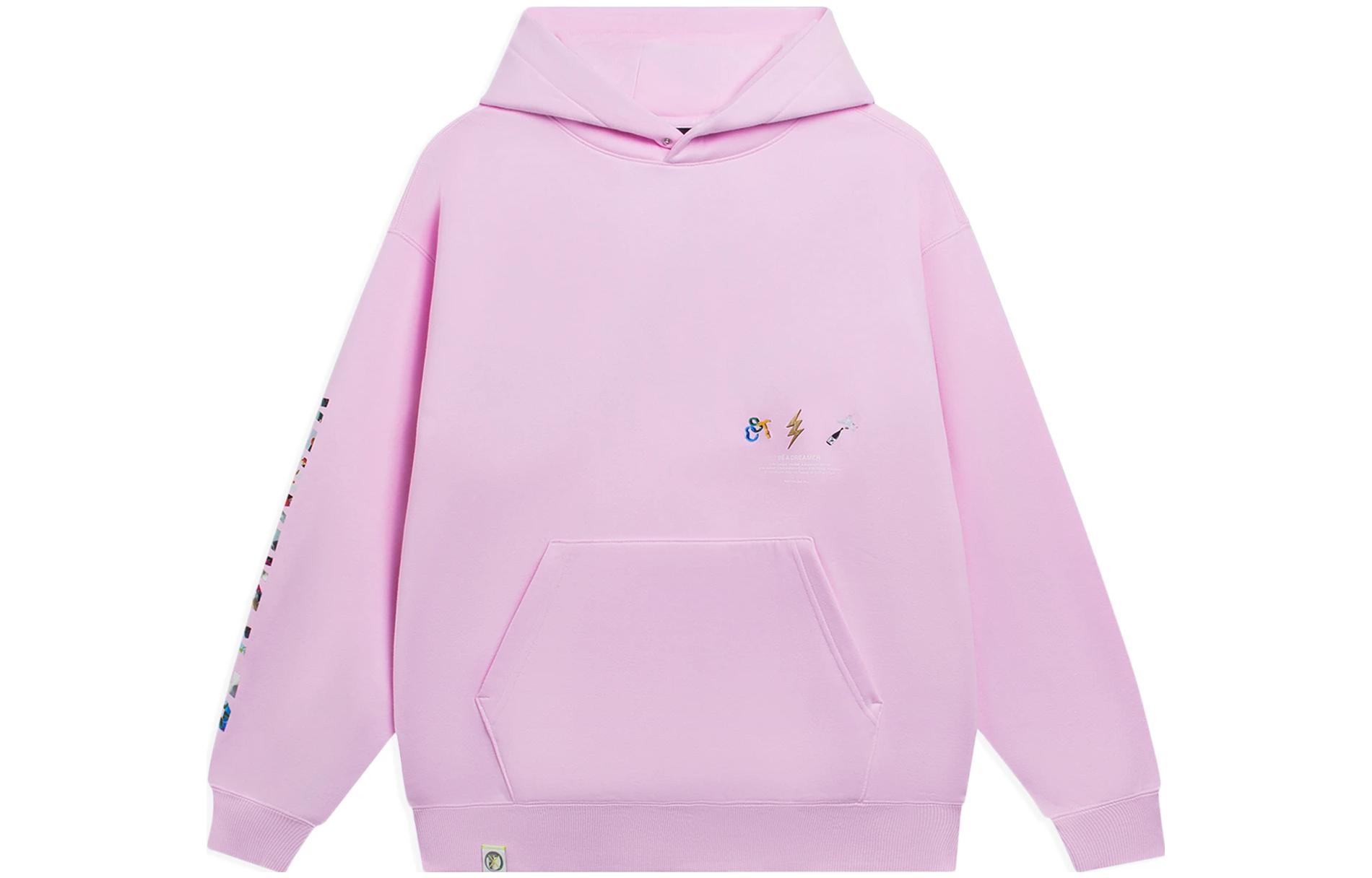 Li Ning Sweatshirt Unisex Early Lotus Pink AWDSI37-3 L