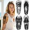 3pcs Temporary Tattoo Realistic Temporary Tattoos Bat Wings Dragon Dark Hooded Figure For Women Men Arms