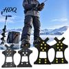 Lightweight Crampons 1 Pair Ice Cleats with 10 Studs Anti-slip Grips Snow Durable Traction Crampons Winter Walk for Outdoor Hiking Fishing Aid