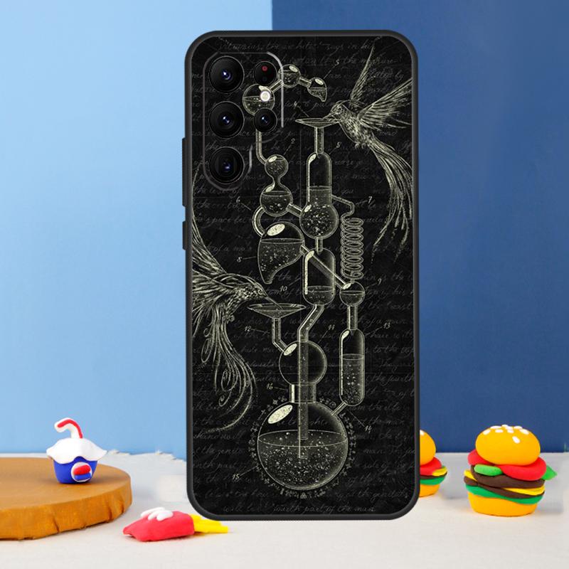 Science DNA Chemistry Phone Case For Samsung Galaxy S25 S24 Ultra S9 S10 S20 S22 S21 S23 Plus S24 FE Cover Coque