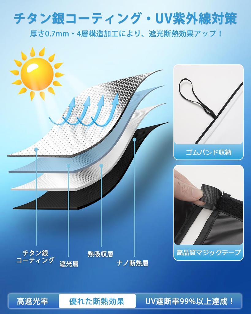 AUTO SPEC Toyota New Voxy Noah 90 Series Front Sunshade Car Sunshade Blackout Front Shade NOAH VOXY R90W Type January 2022 Current Model Specific