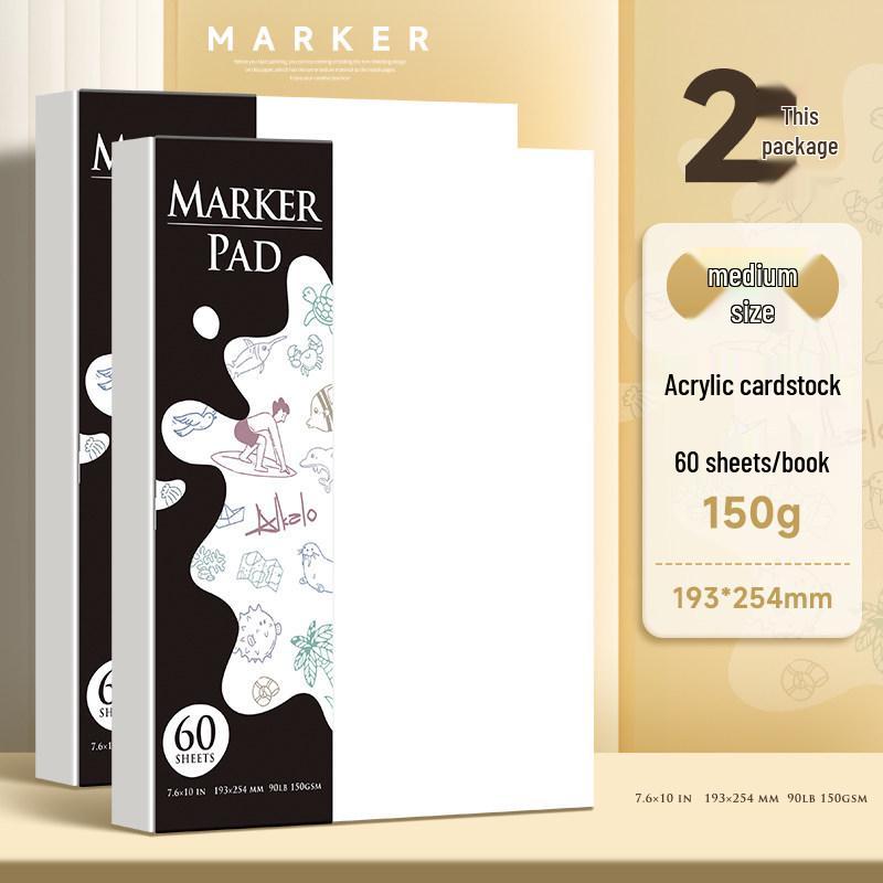 Thickened A4 Anime Marker Drawing Book - Durable Paper for Student Art