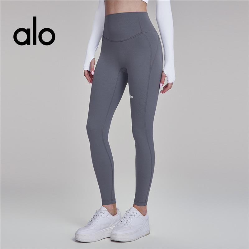 Alo Yoga Nude Feel Reflektierender Print Radsport Fitnesshose