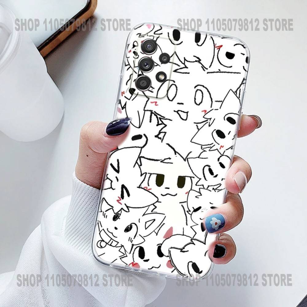 Cute B-Boykisser Phone Case Silicone For Samsung S30,23,21,22,20 FE lite,S10,9,PIus Note20ultra Soft Transparent
