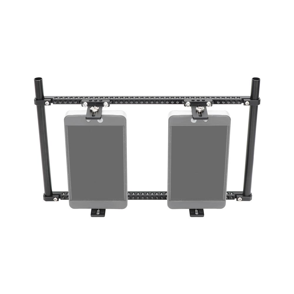 HDRIG Dual-Monitor Director's Cage with Adjustable 1/4" Holes for Mammoth Monitor 3764