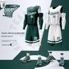 QIANYIYANG Reversible Basketball Jersey Set